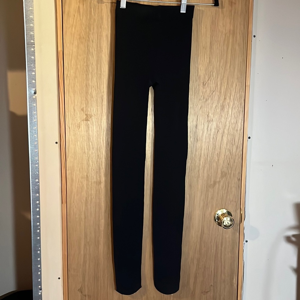 Steve Madden womens small thick black tights never worn